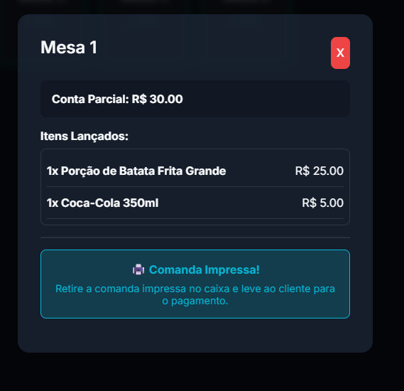 Comanda Impressa